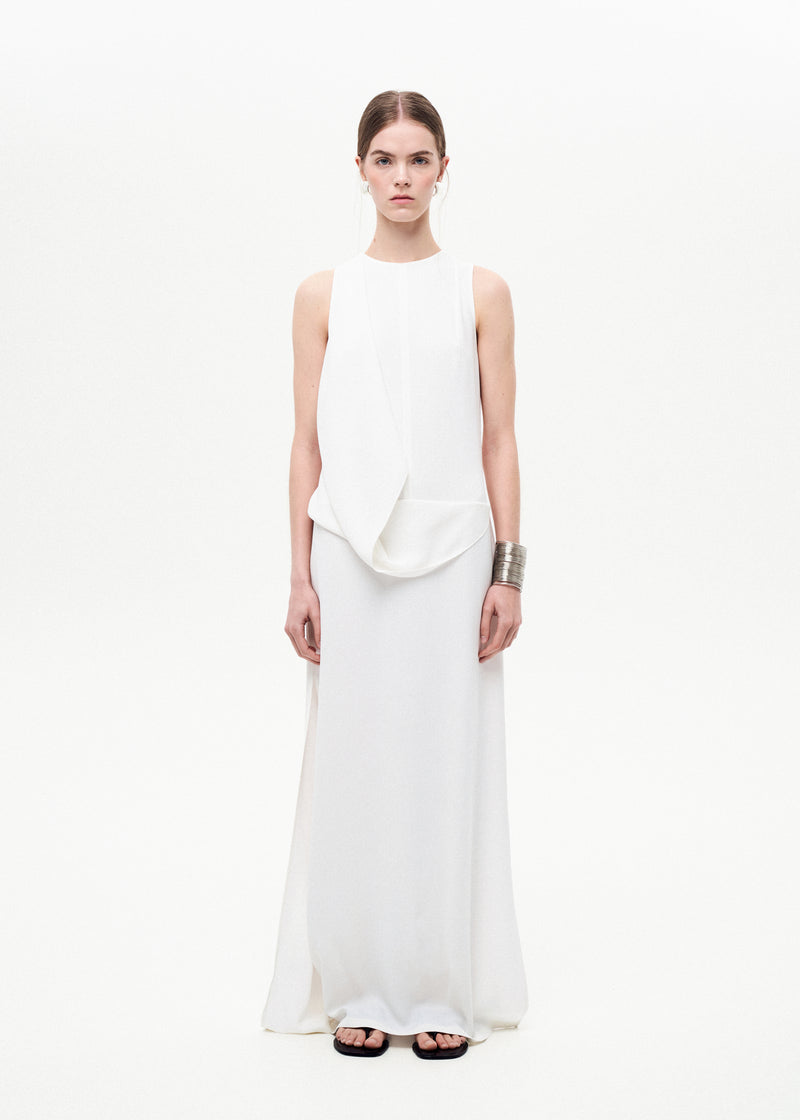 Dress with Accentuated Draping