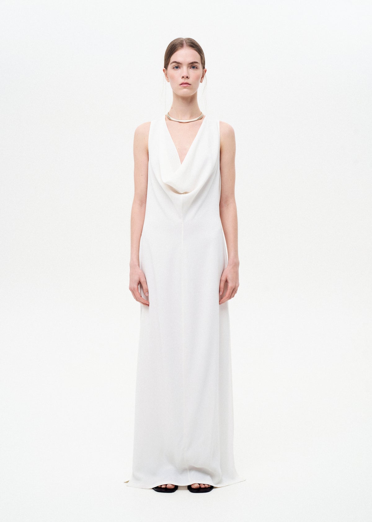 Dress with Accentuated Draping