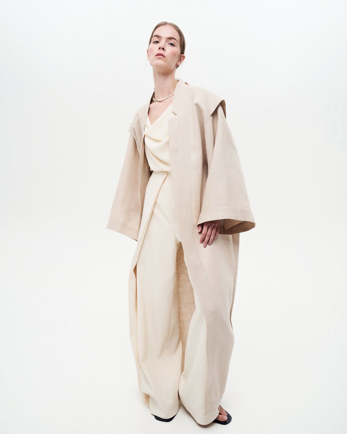 Kimono with Architectural Back