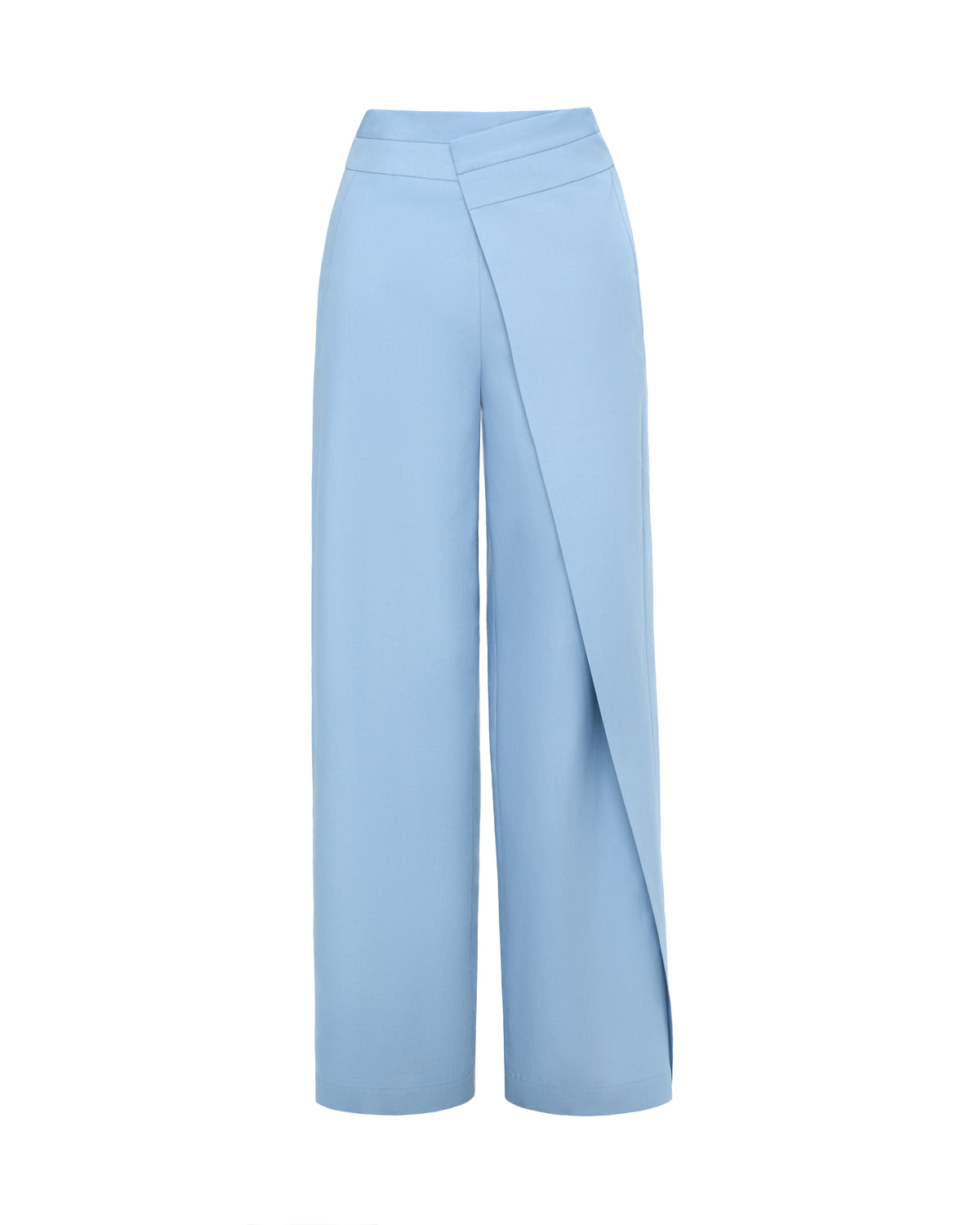 Asymmetrical-cut trousers