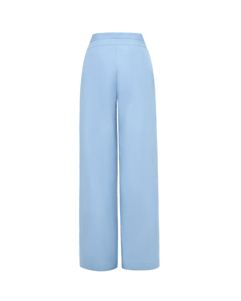 Asymmetrical-cut trousers